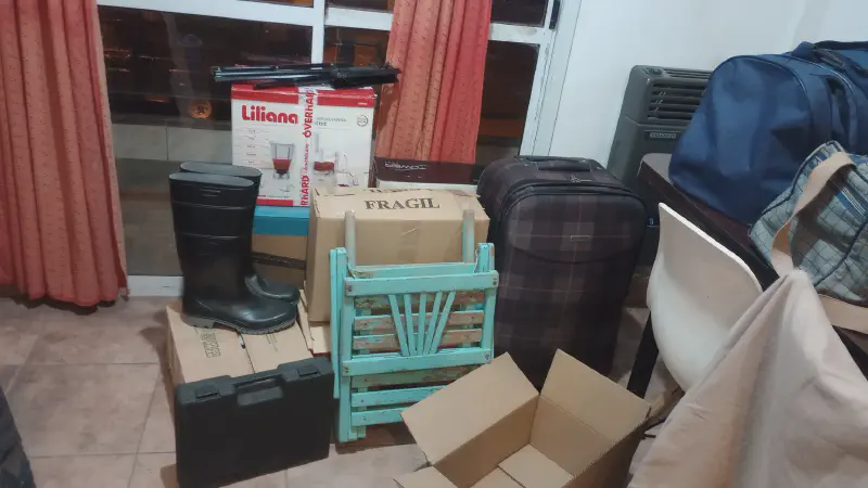 Pila de cosas a mudar