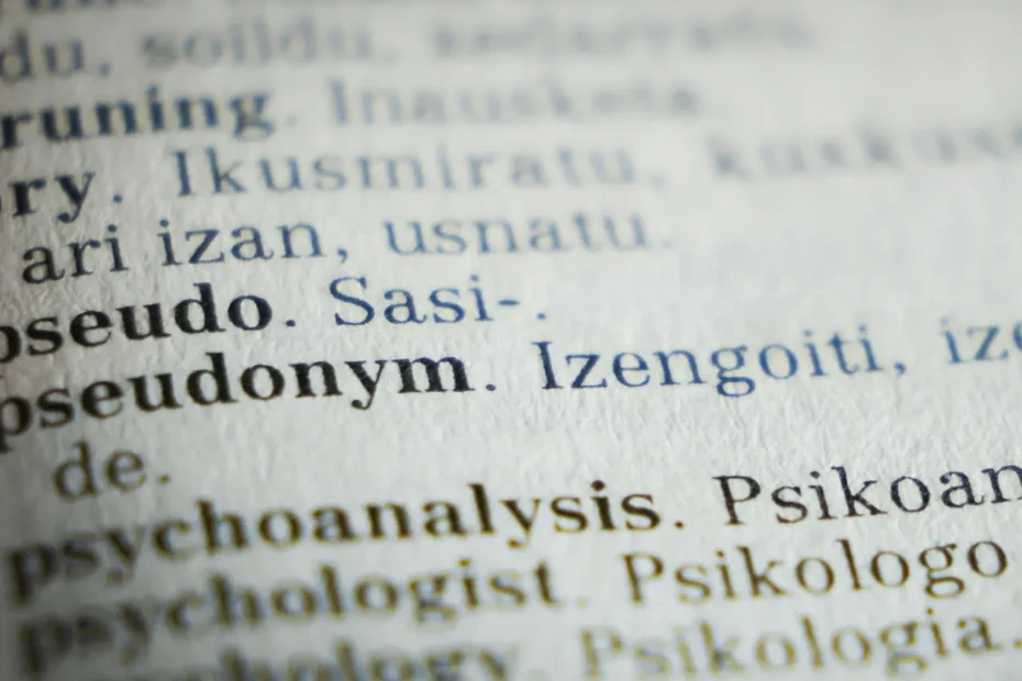 Página de un diccionario inglés - checo
